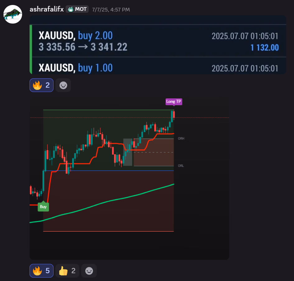 Customer-submitted trading feedback screenshot 9
